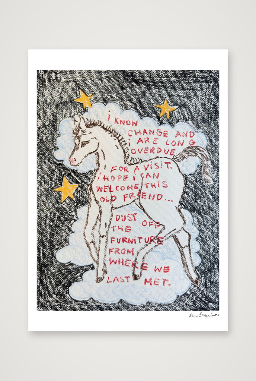 an old friend — A1 (59×84cm, 23×33") Print only