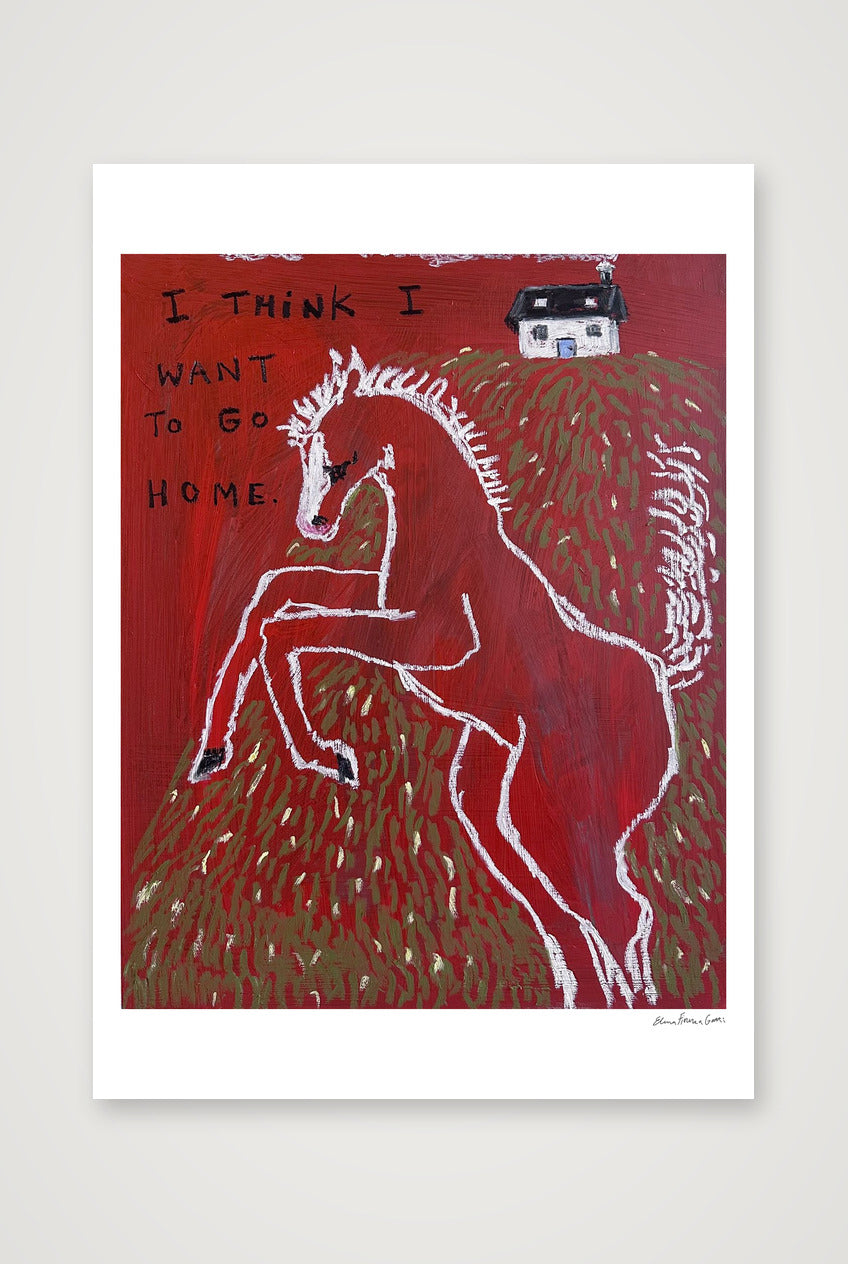 i want to go home — A1 (59×84cm, 23×33") Print only