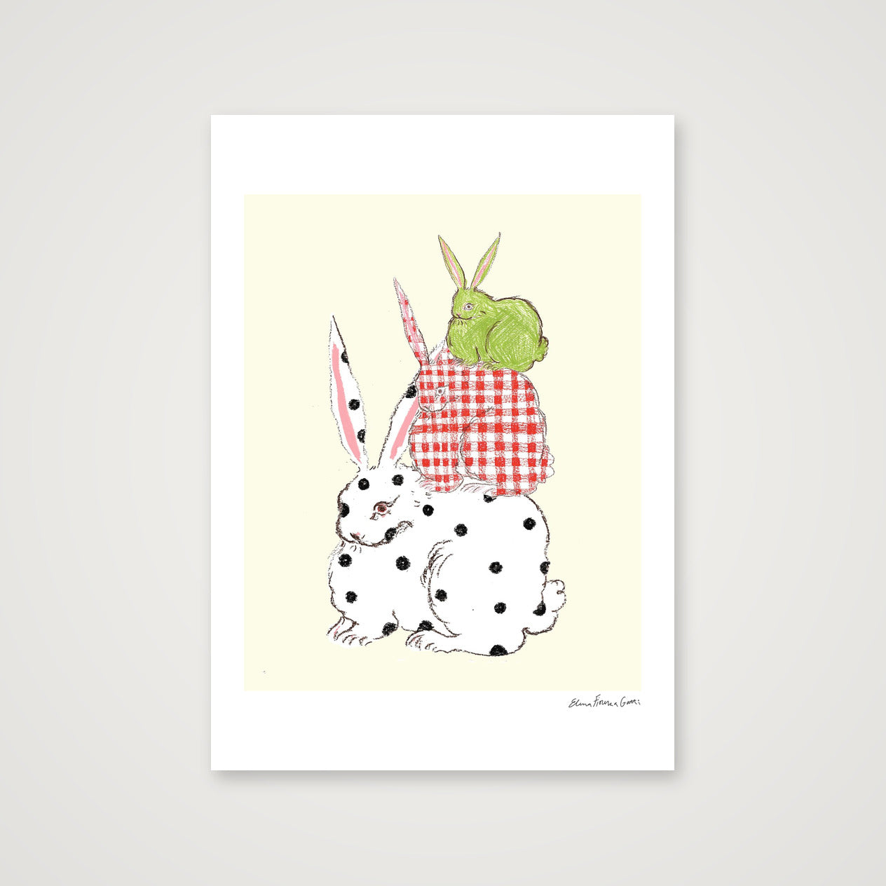 bun tower — A2 (42×59cm, 17×23") Print only
