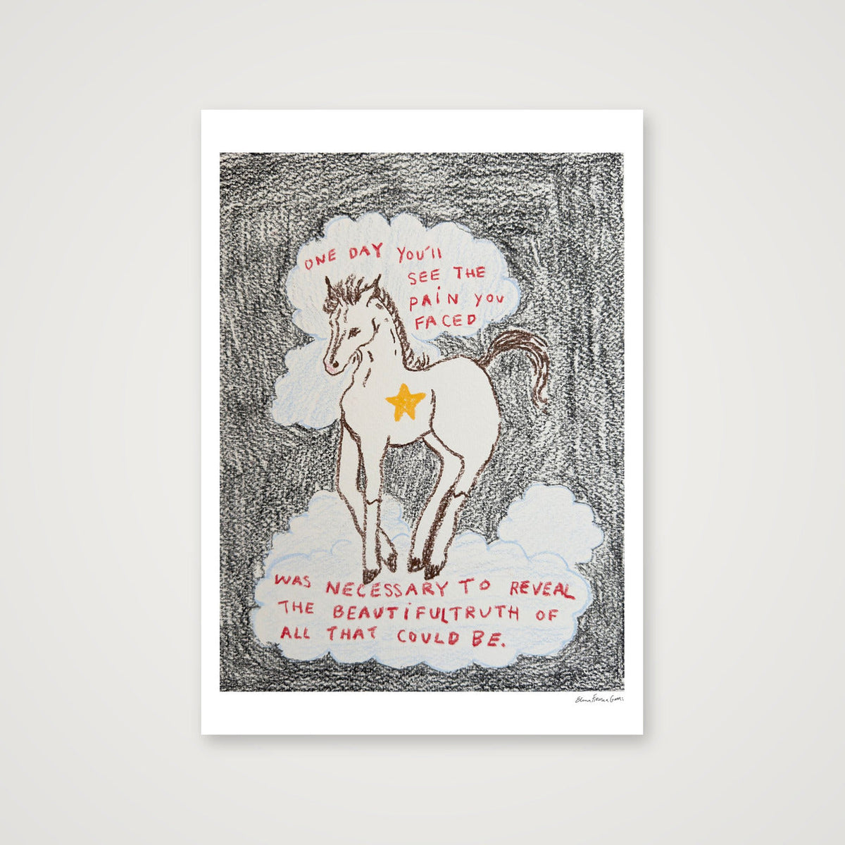 one day — A1 (59×84cm, 23×33") Print only