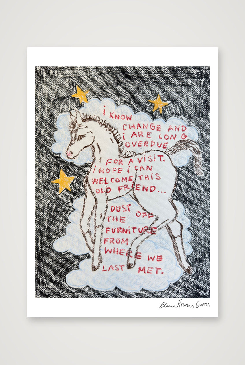 an old friend — A1 (59×84cm, 23×33") Print only