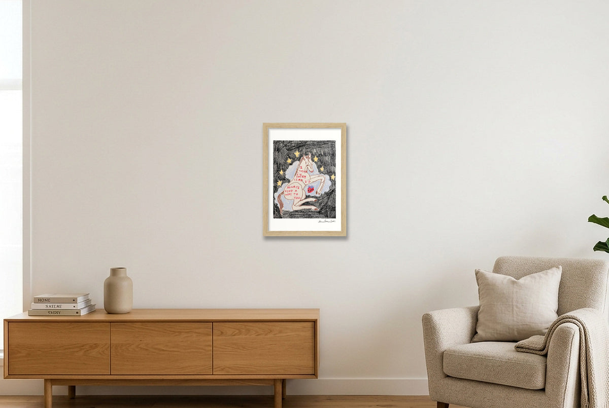 a way to you — A4 (21×30cm, 8×12") Oak Frame