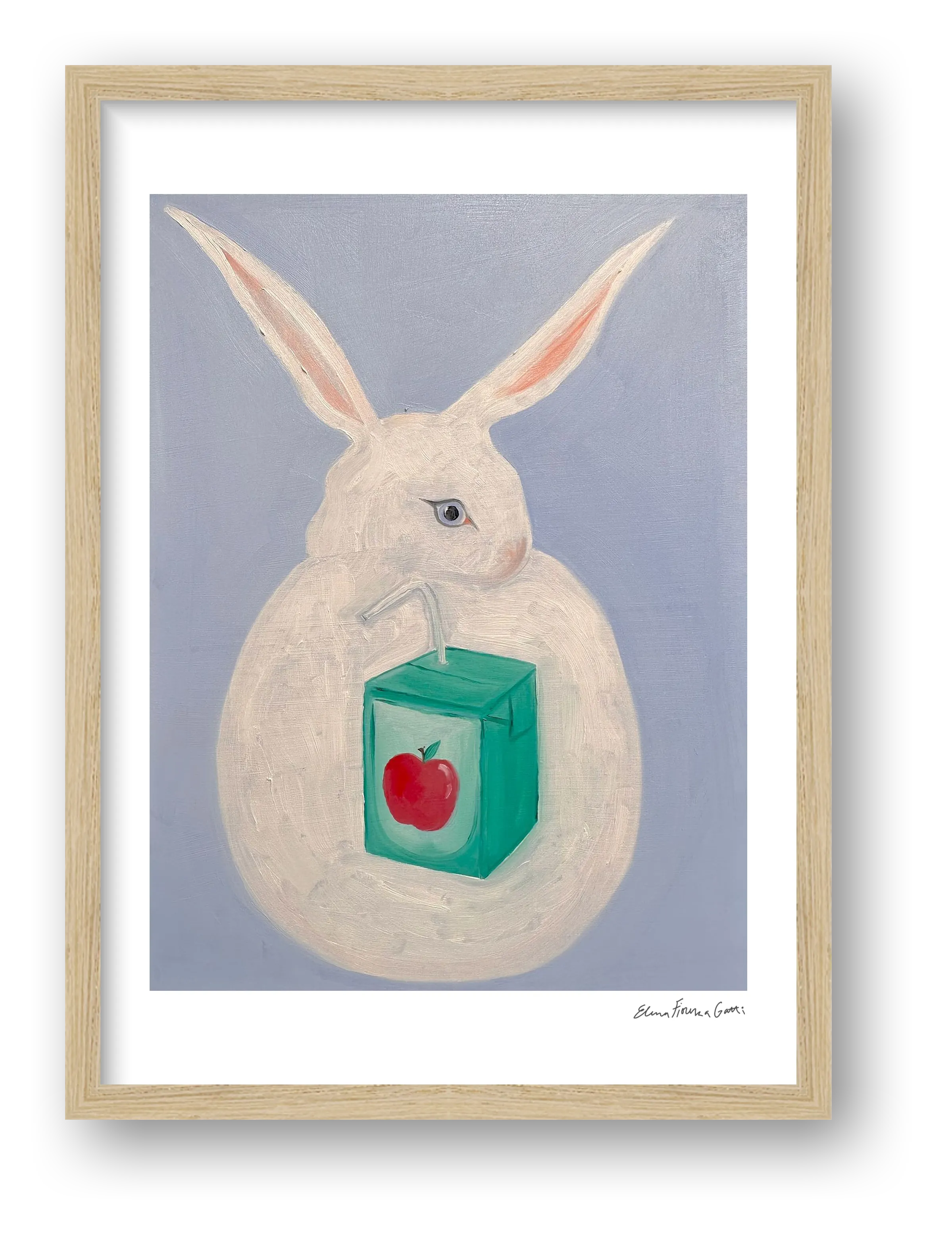 juice box bun — framed