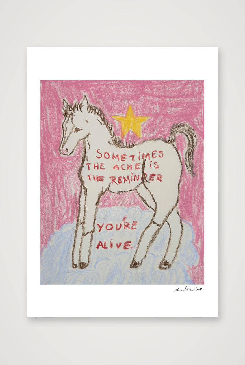 the ache — A2 (42×59cm, 17×23") Print only