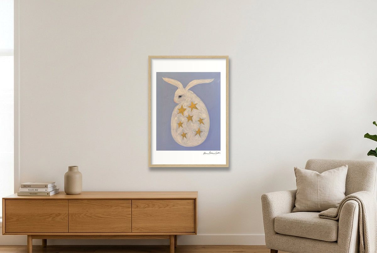 collecting stars — A2 (42×59cm, 17×23") Oak Frame