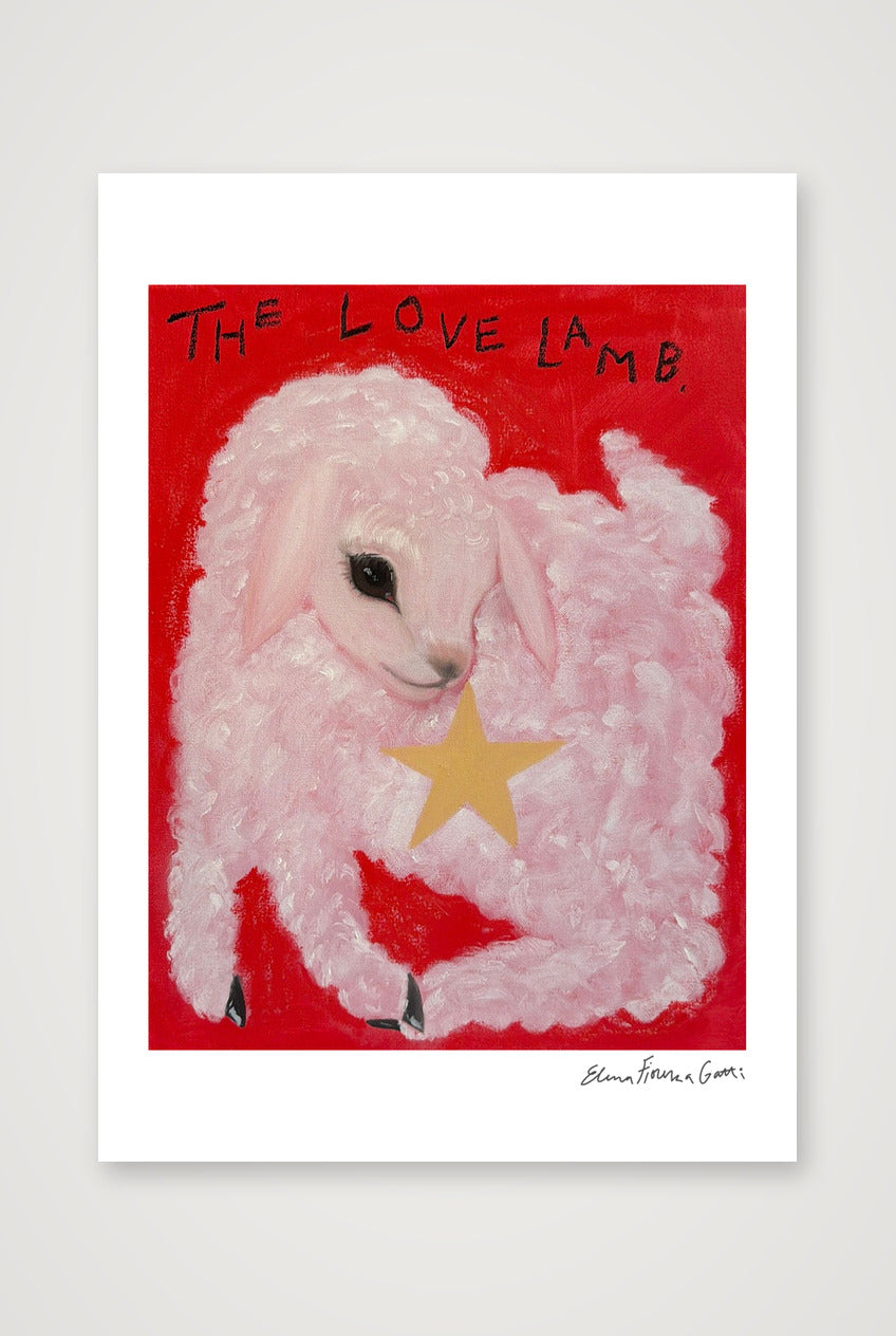 the love lamb — A2 (42×59cm, 17×23") Print only
