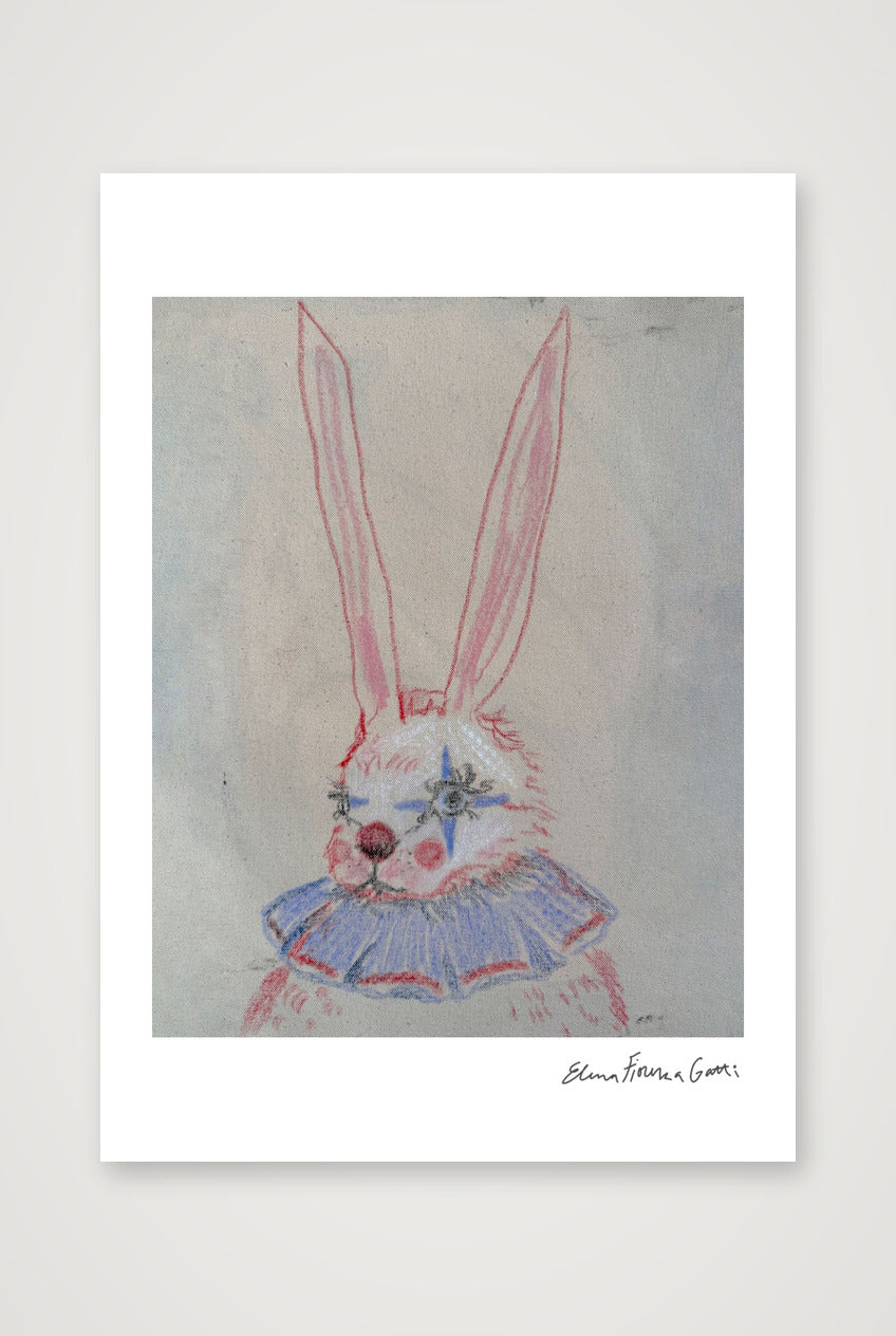 the original clown bun — A5 (15×21cm, 6×8") Print only