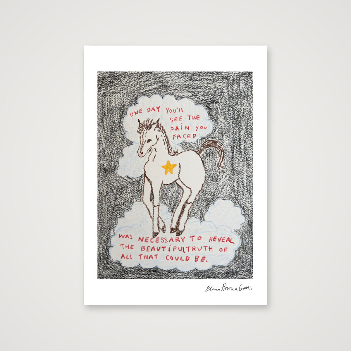 one day — A5 (15×21cm, 6×8") Print only