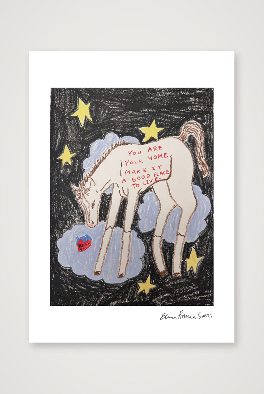 a good place to live — A5 (15×21cm, 6×8") Print only