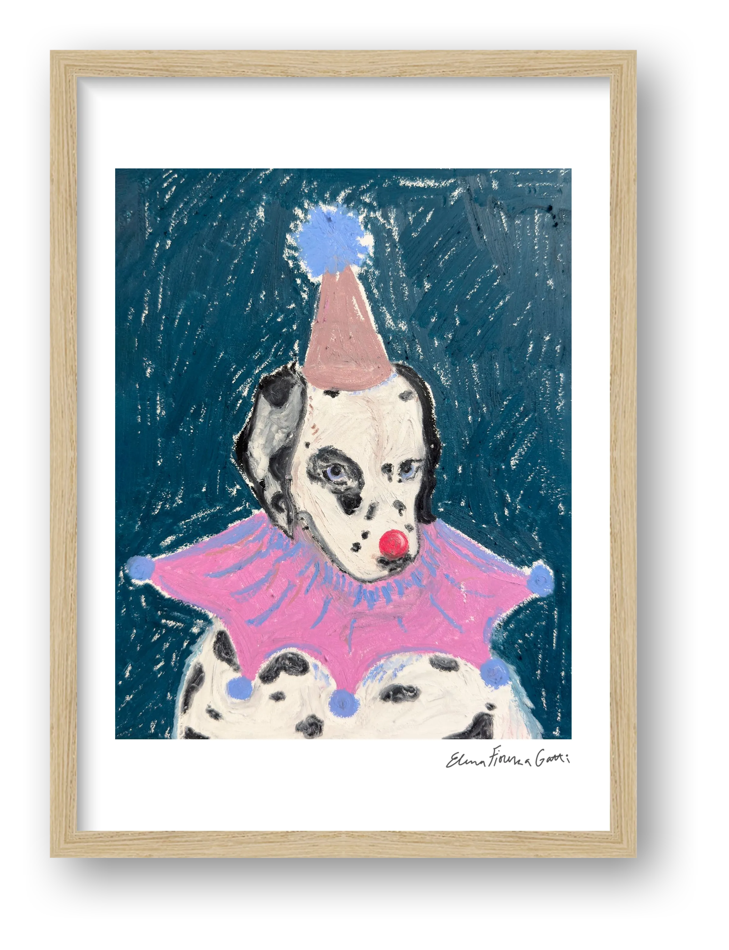 dalmation baby — framed