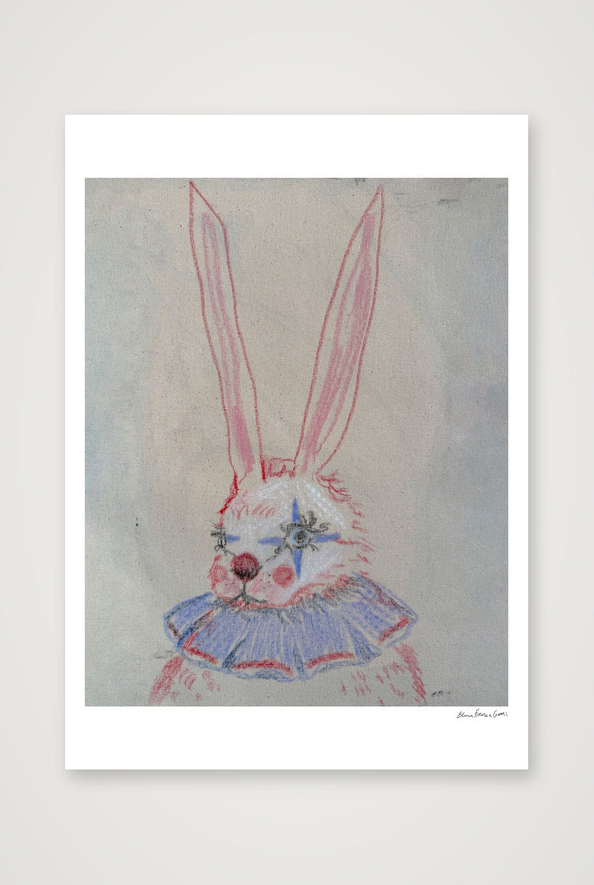 the original clown bun — A1 (59×84cm, 23×33") Print only