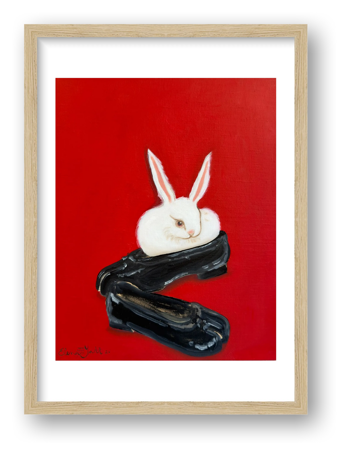 dust bunny in tabis — framed