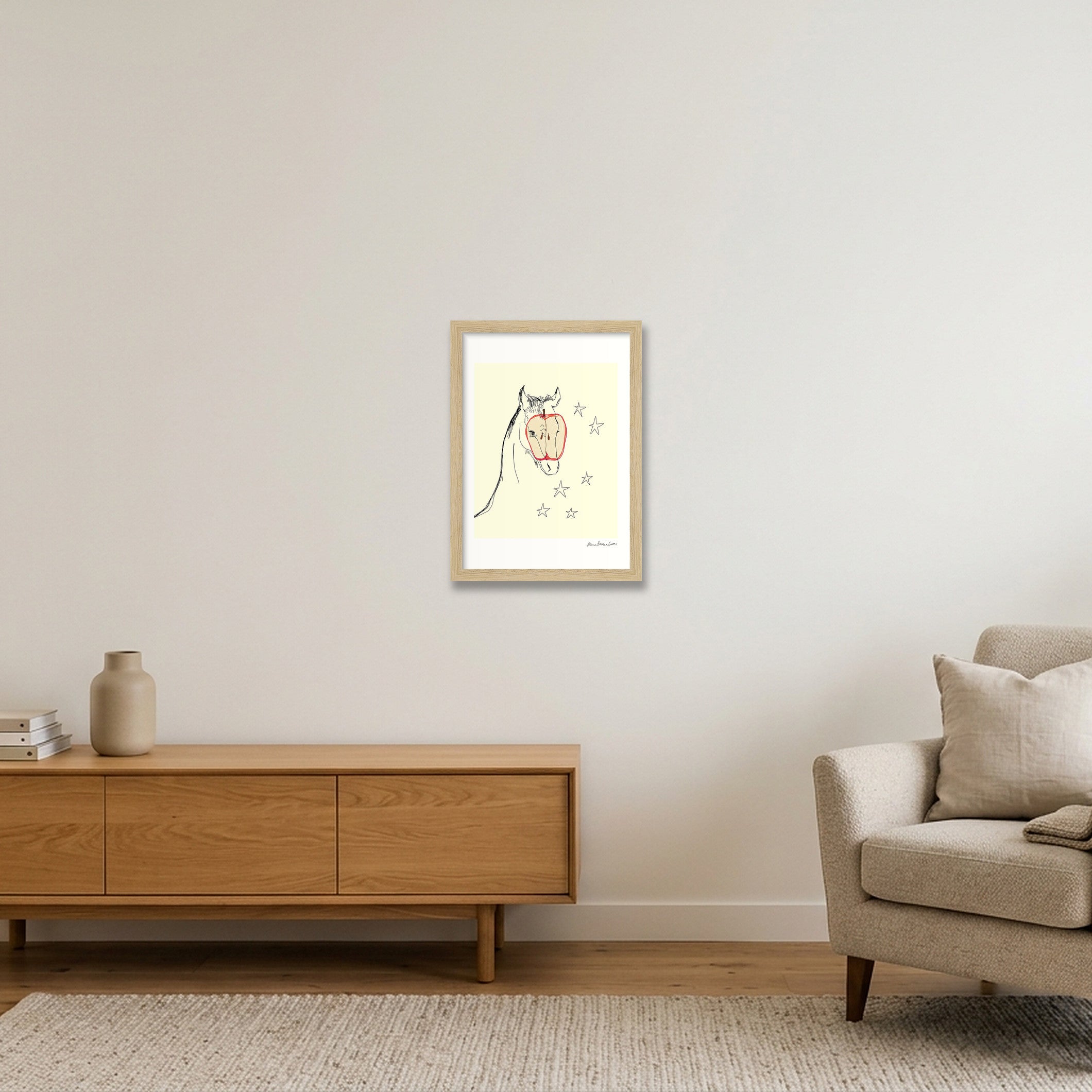 apple of my eye — A4 (21×30cm, 8×12") Oak Frame