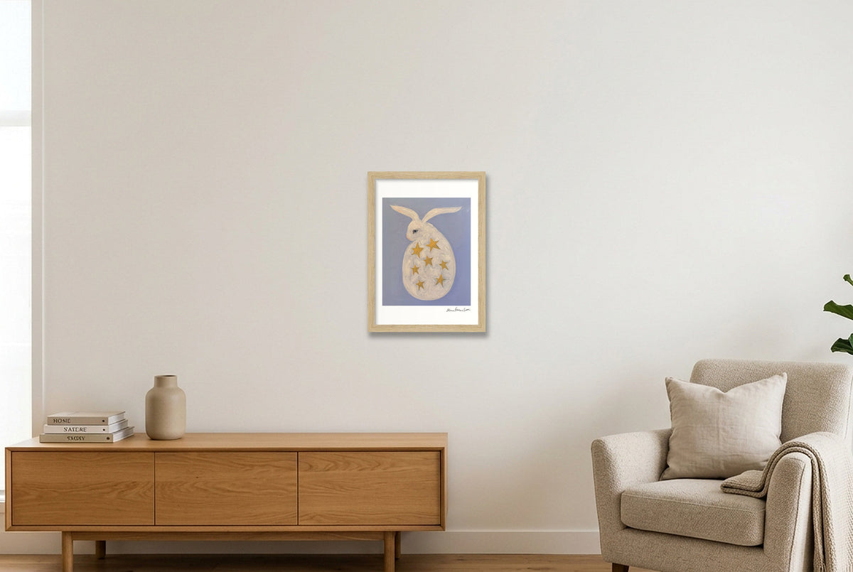 collecting stars — A4 (21×30cm, 8×12") Oak Frame