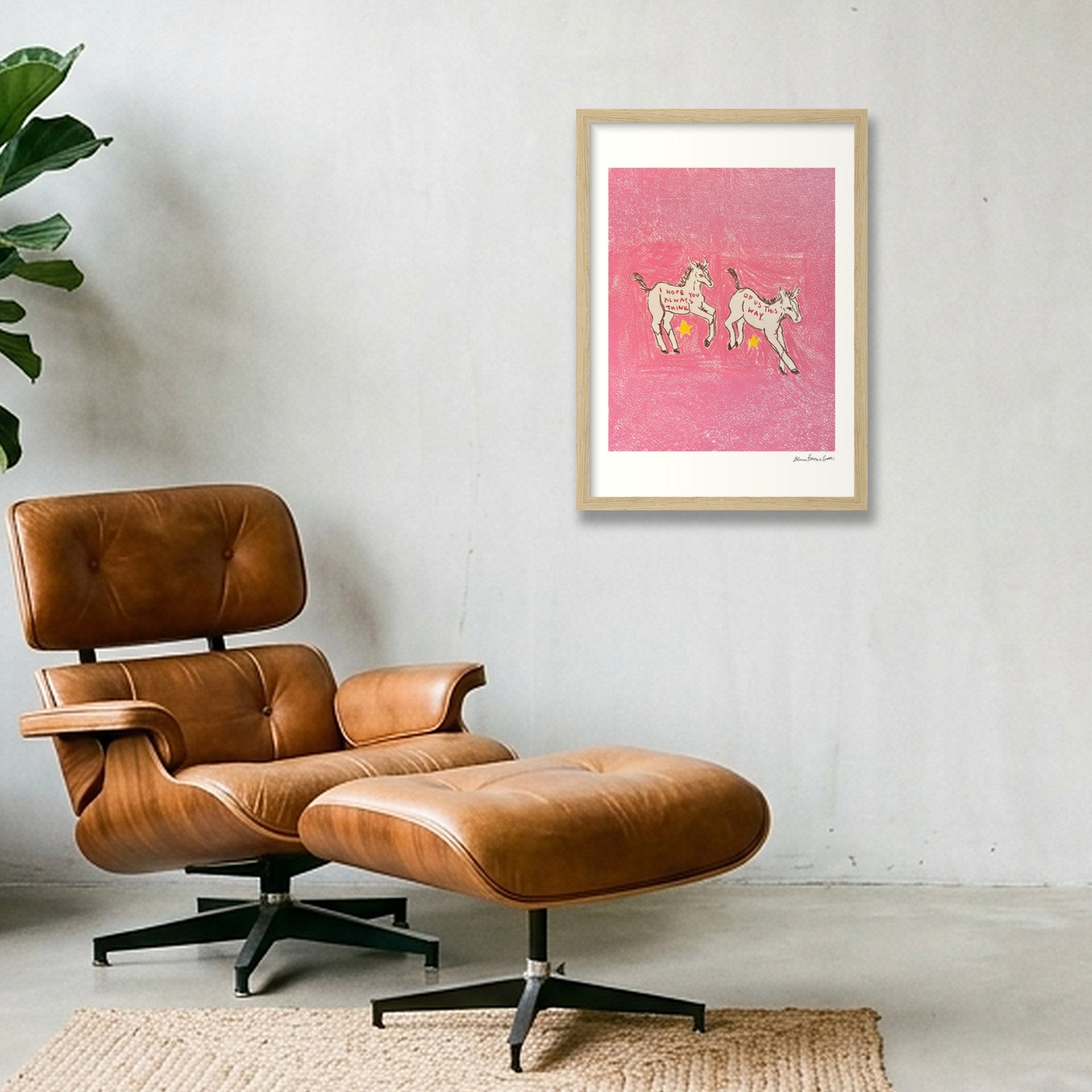Us — A3 (30×42cm, 12×17") Oak Frame