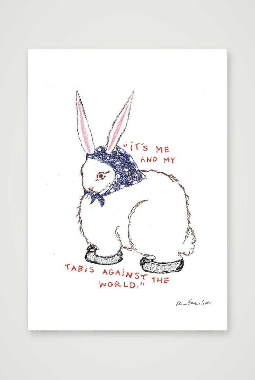 tabis bun — A4 (21×30cm, 8×12") Print only