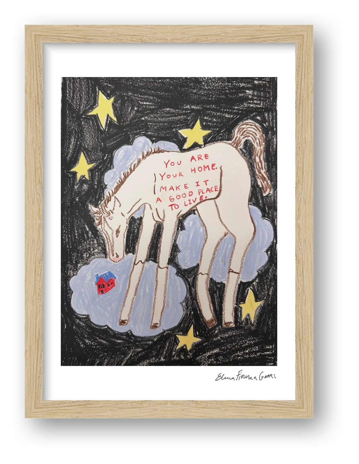 a good place to live — framed
