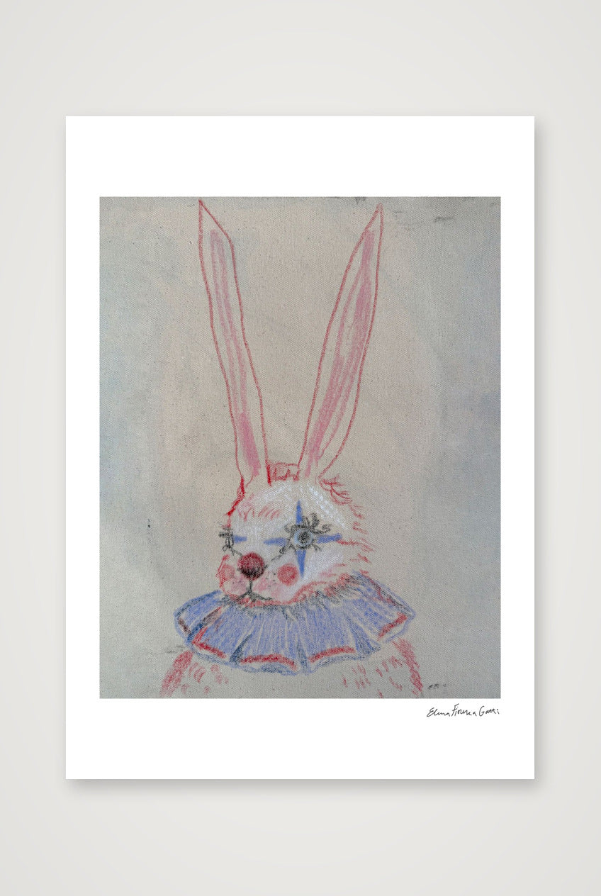 the original clown bun — A3 (30×42cm, 12×17") Print only