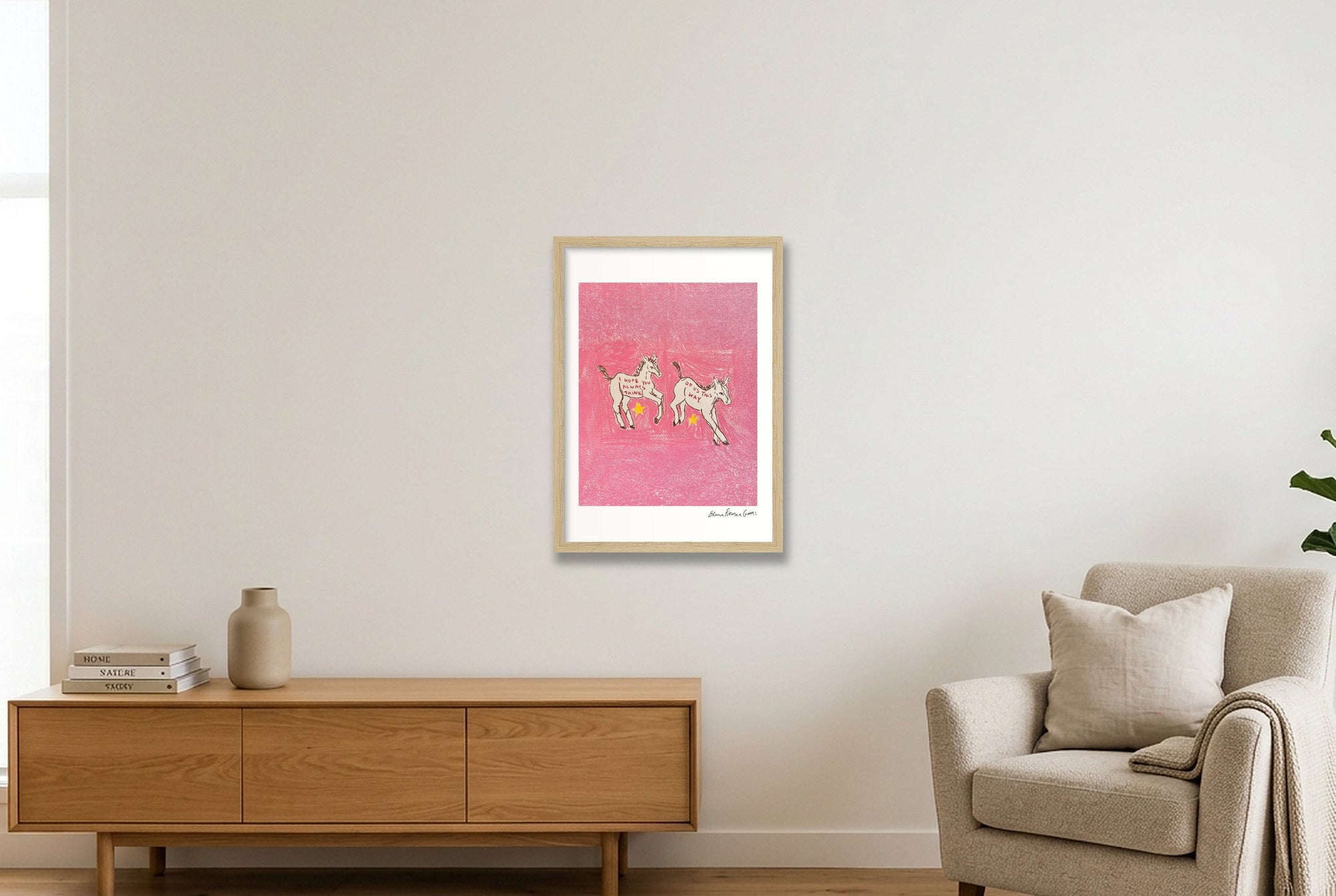 us — A3 (30×42cm, 12×17") Oak Frame