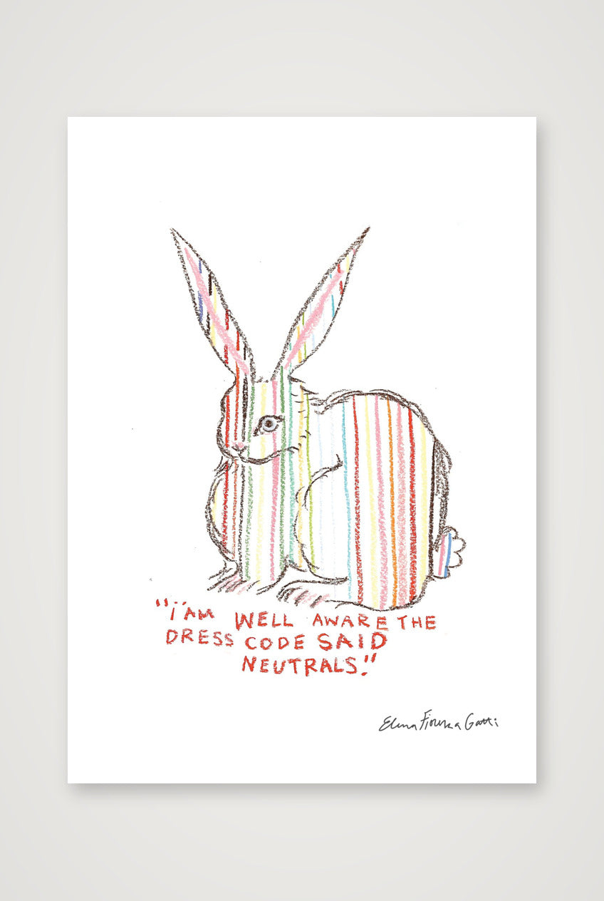 neutral bun — A5 (15×21cm, 6×8") Print only