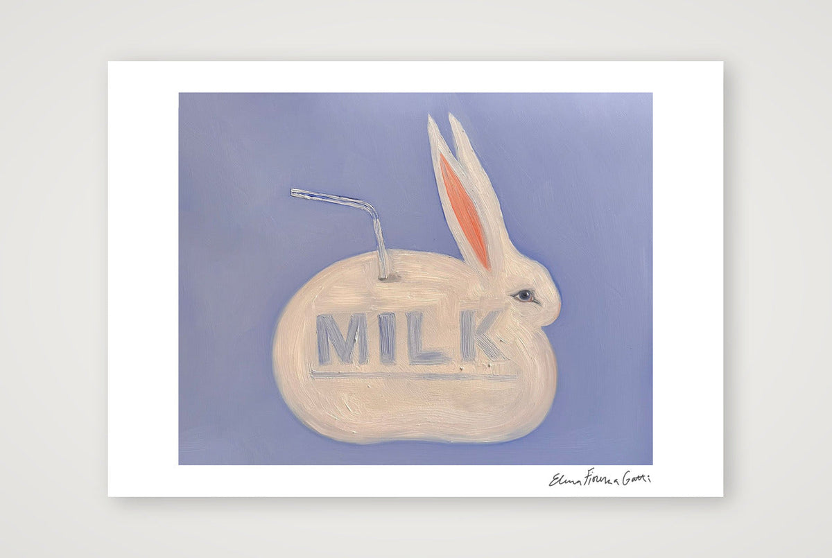milk bun — A4 (30×21cm, 12×8") Print only
