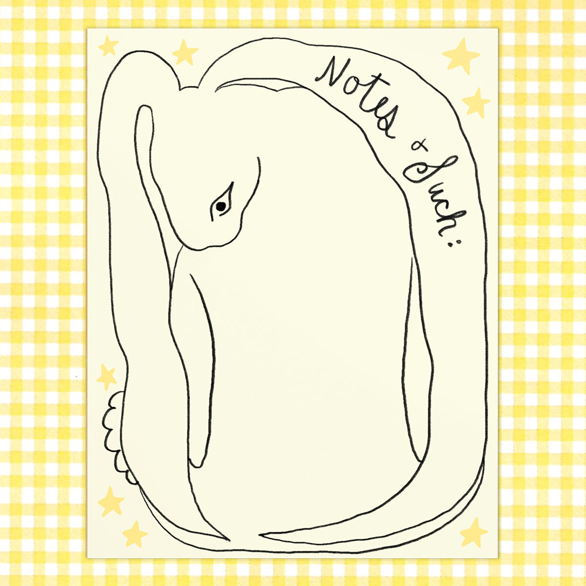 notes and such bun notepad