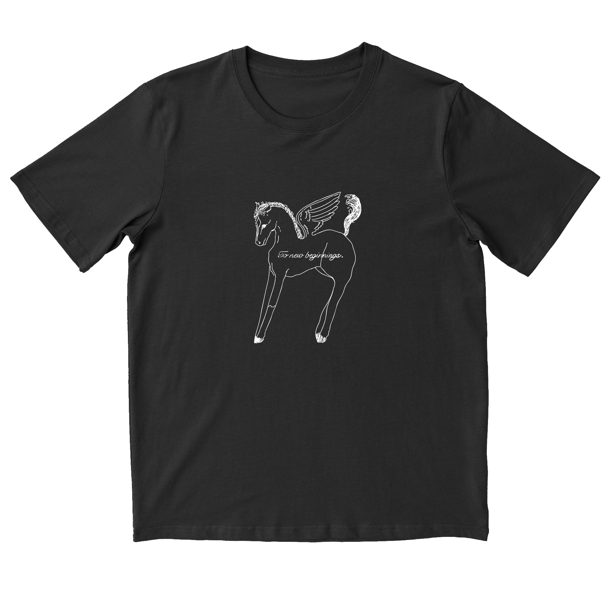 new beginnings t-shirt - black