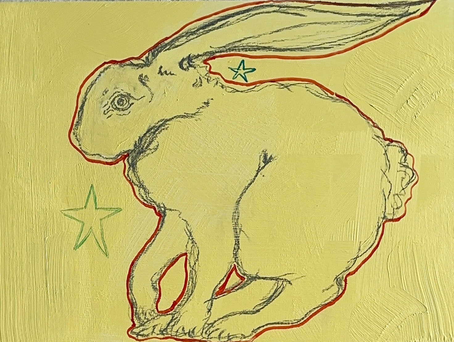 yellow bunny – Fiorenza Art
