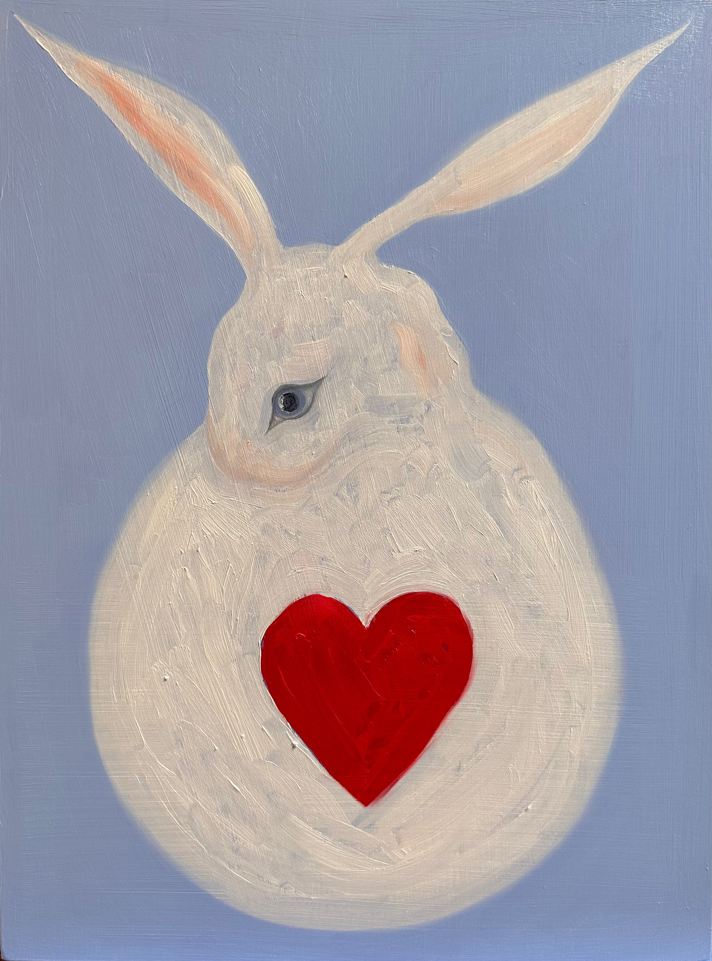 red heart bun