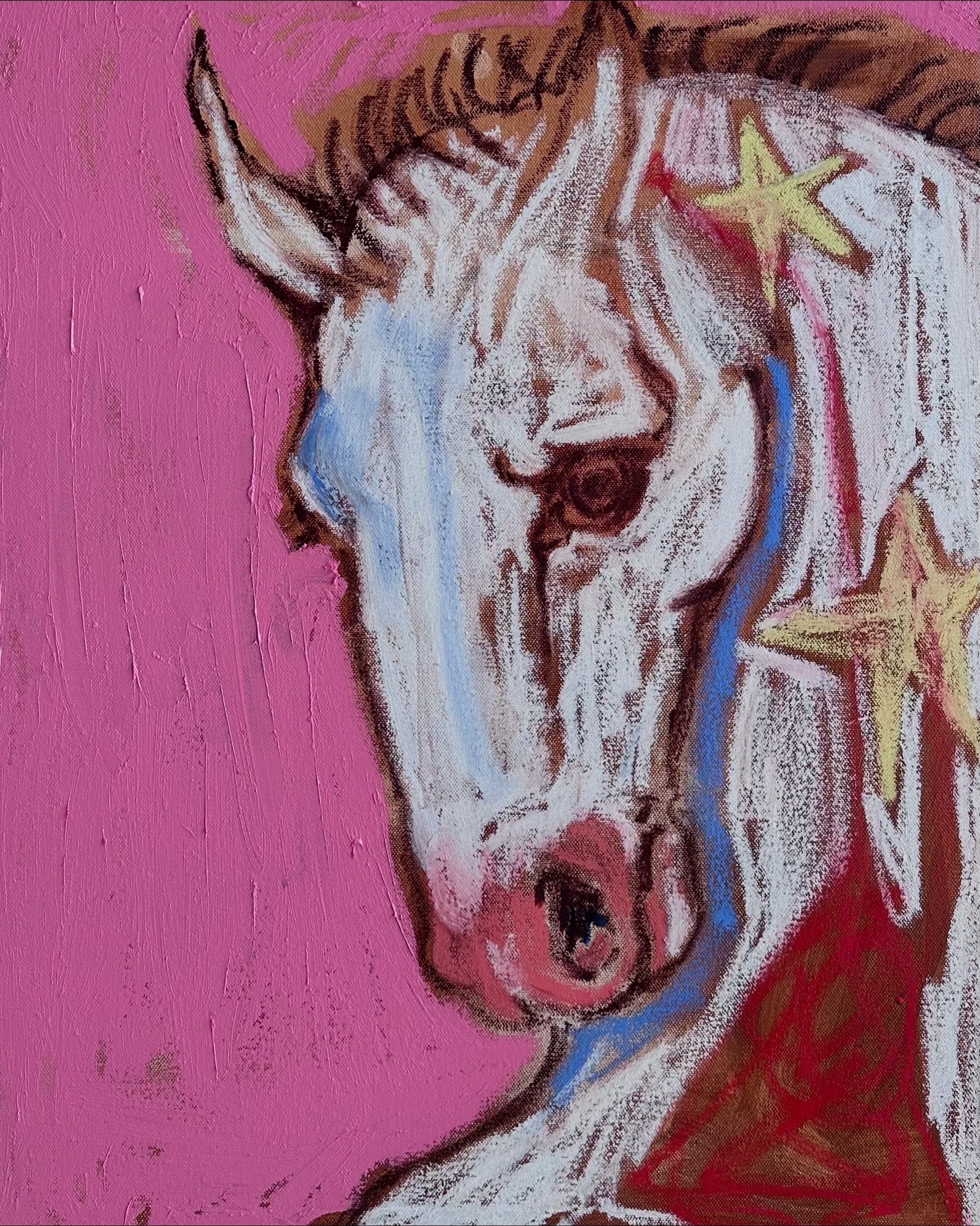 pink horse