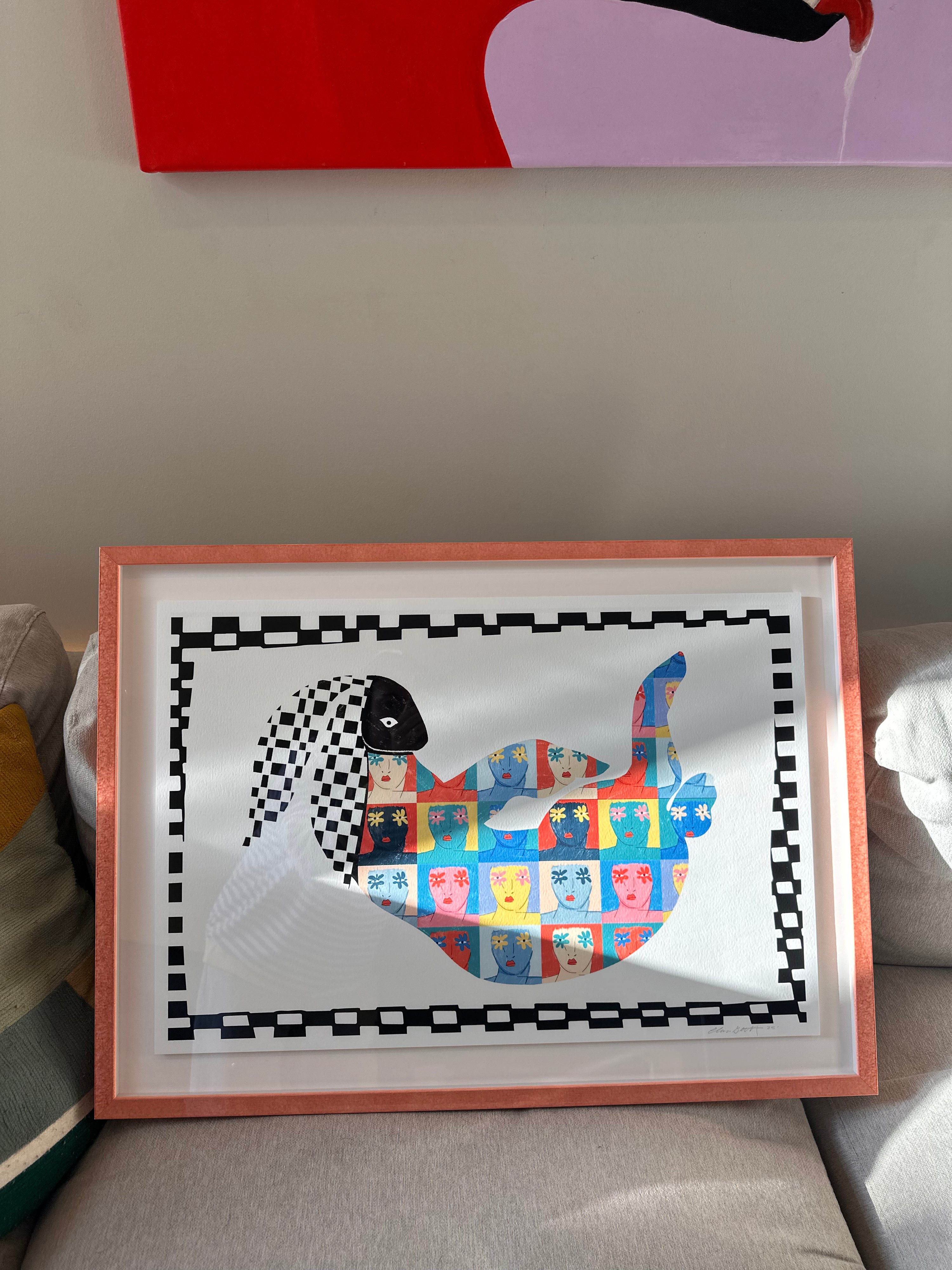 checkered bun (limited edition print)