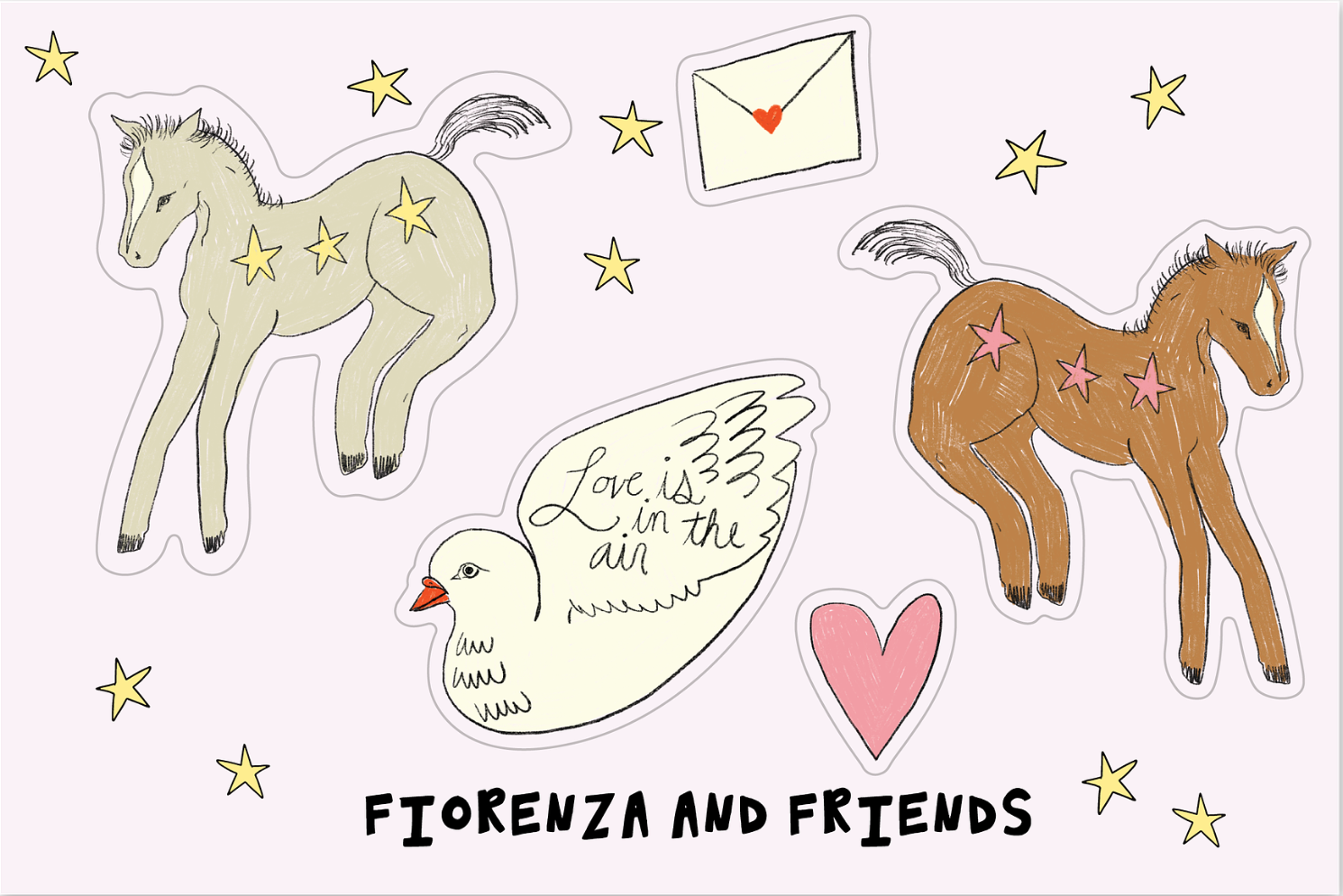 february v2 sticker sheet