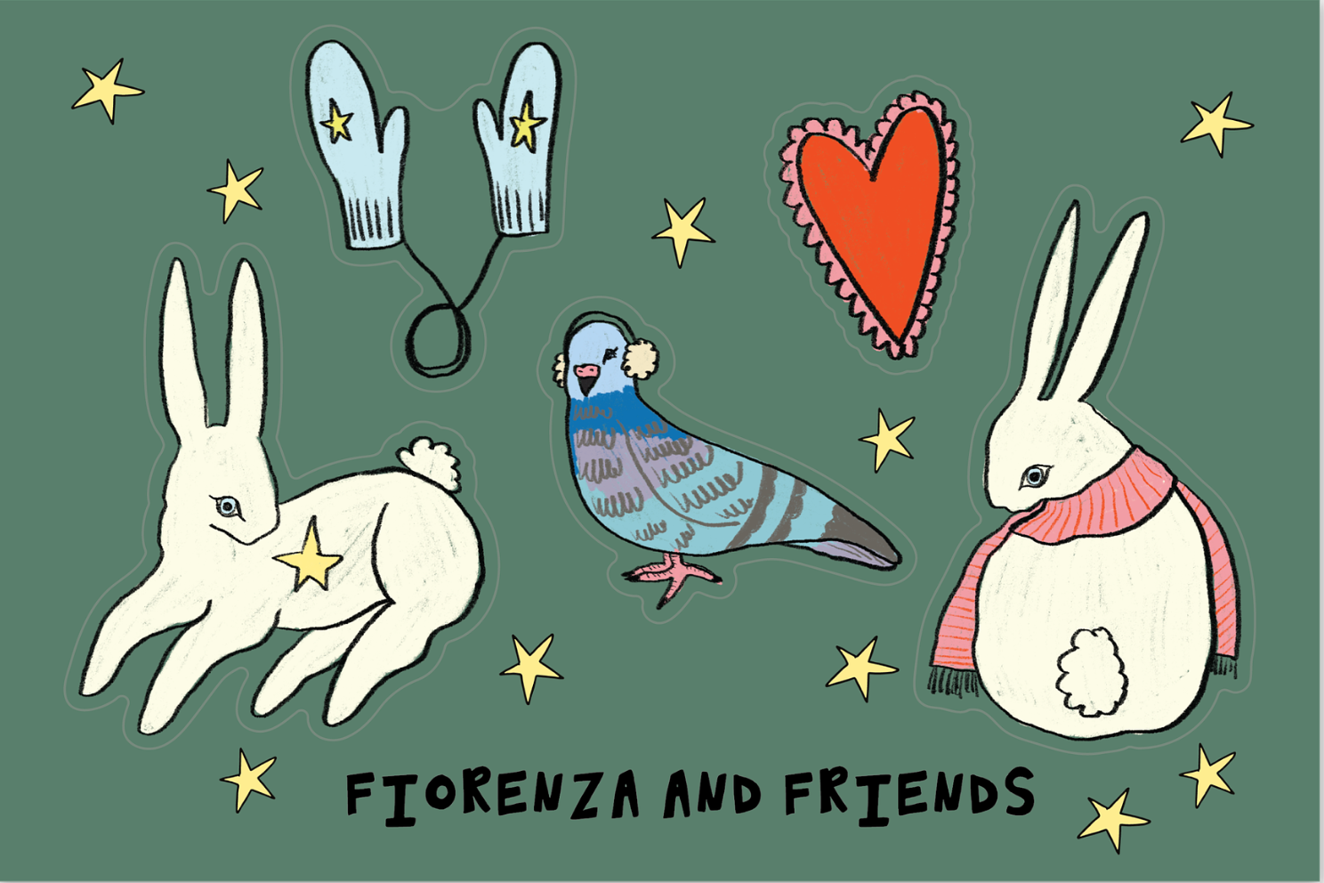 december v2sticker sheet