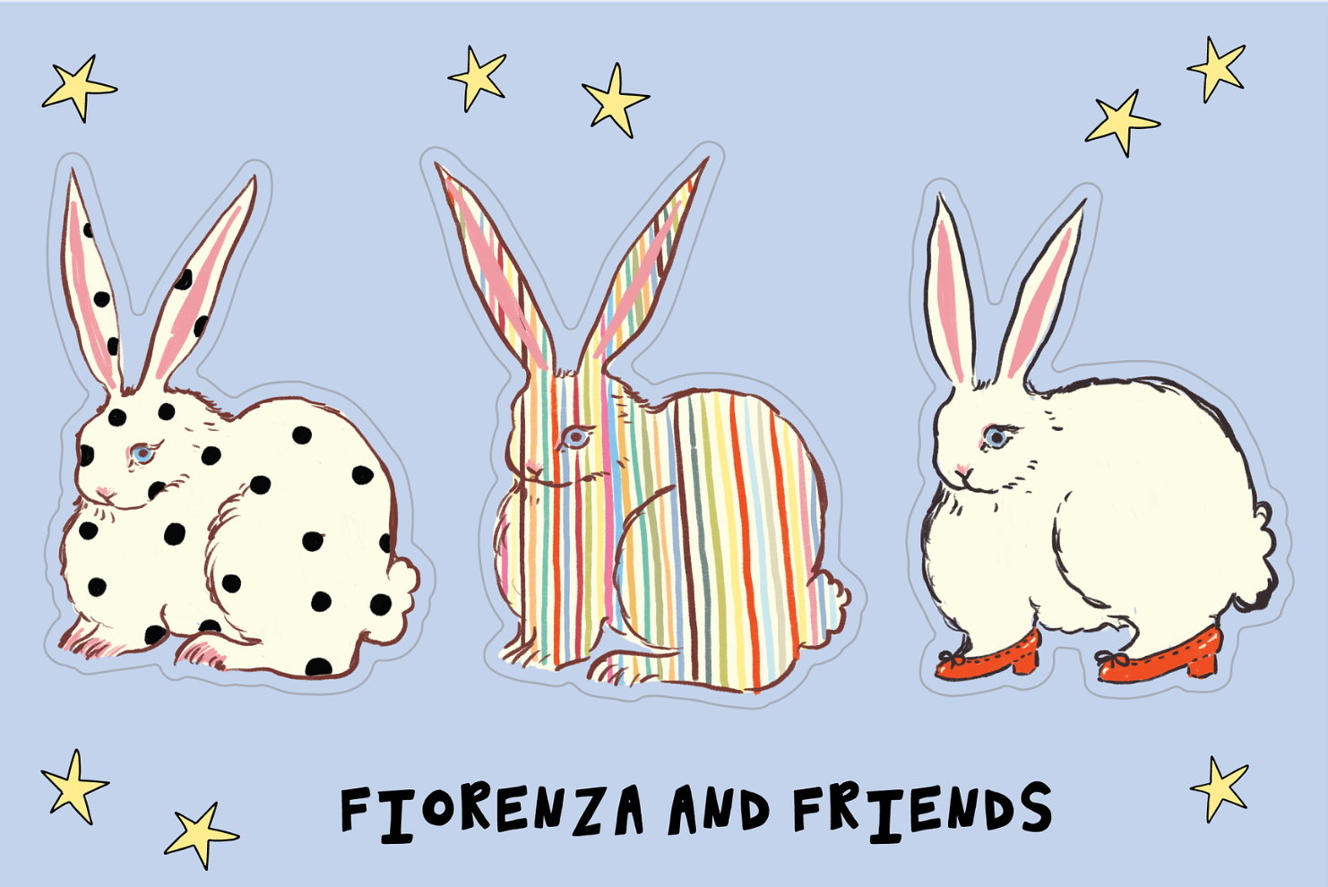 july v3 fiorenza frienza sticker sheet