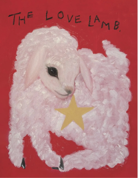 love lamb mini print