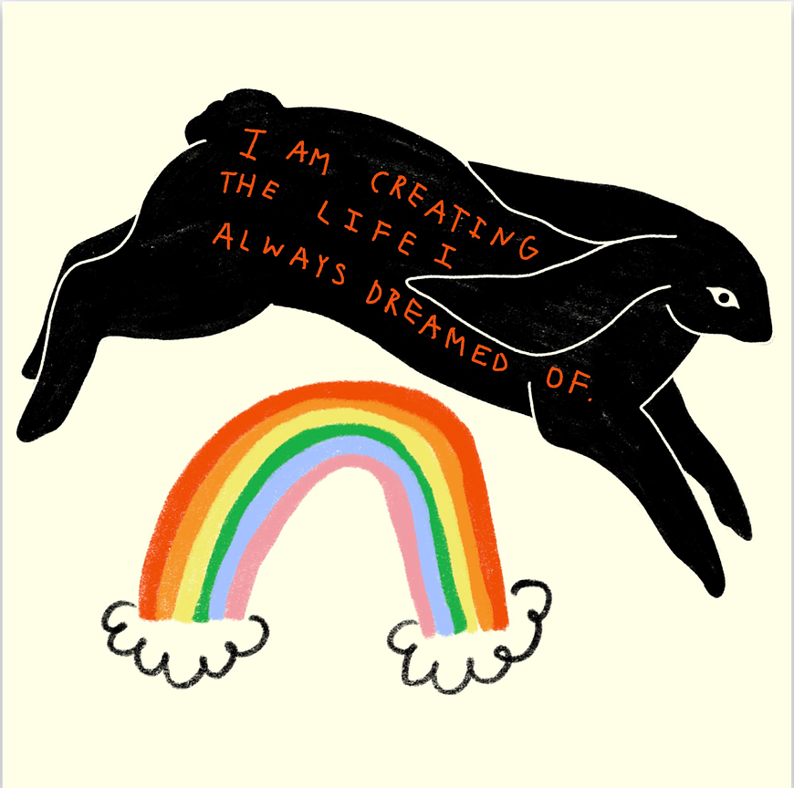 creating my life sticker