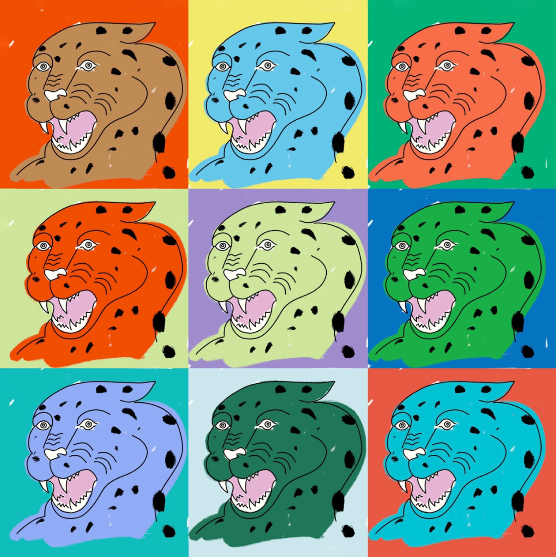 rainbow cats sticker