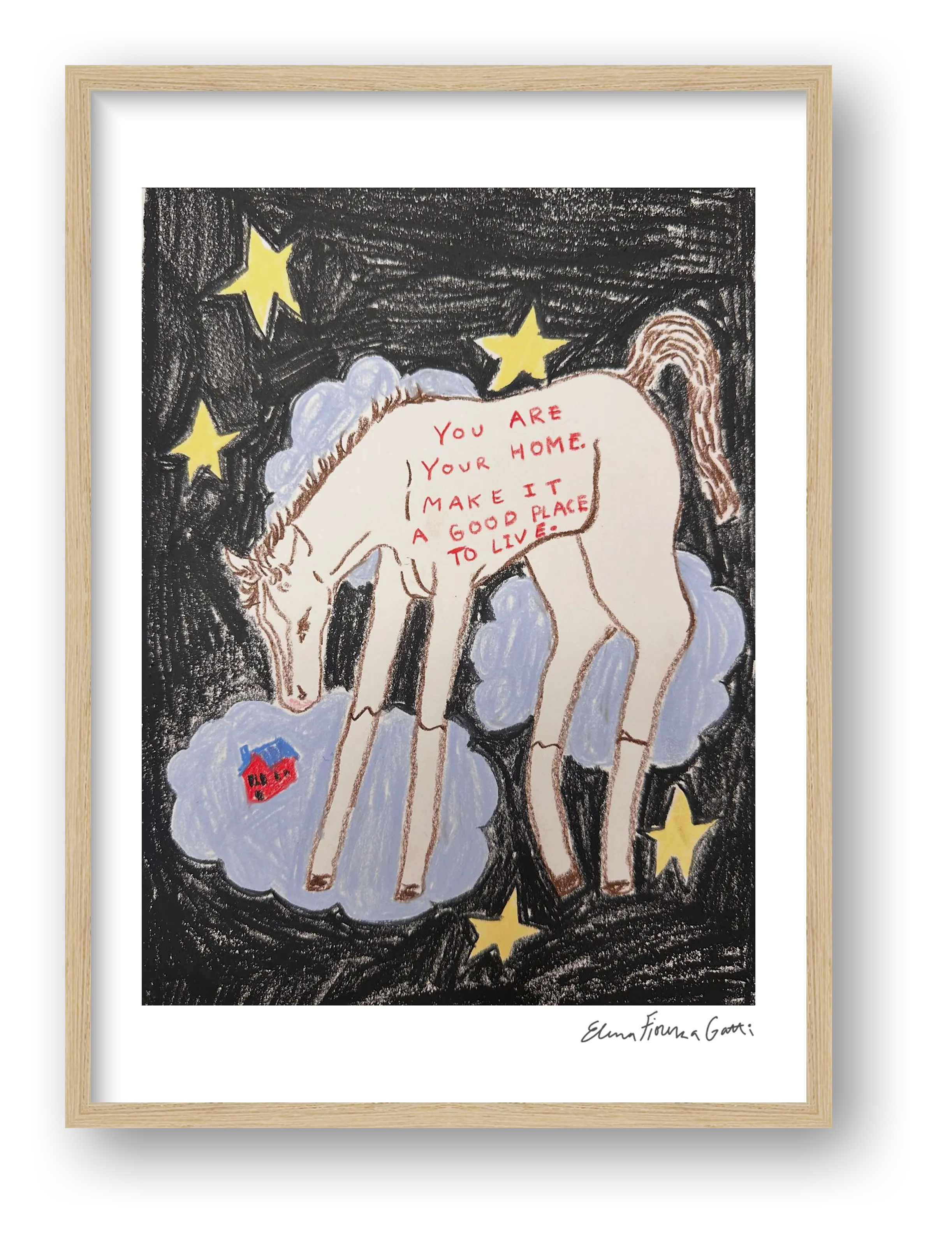 a good place to live — framed