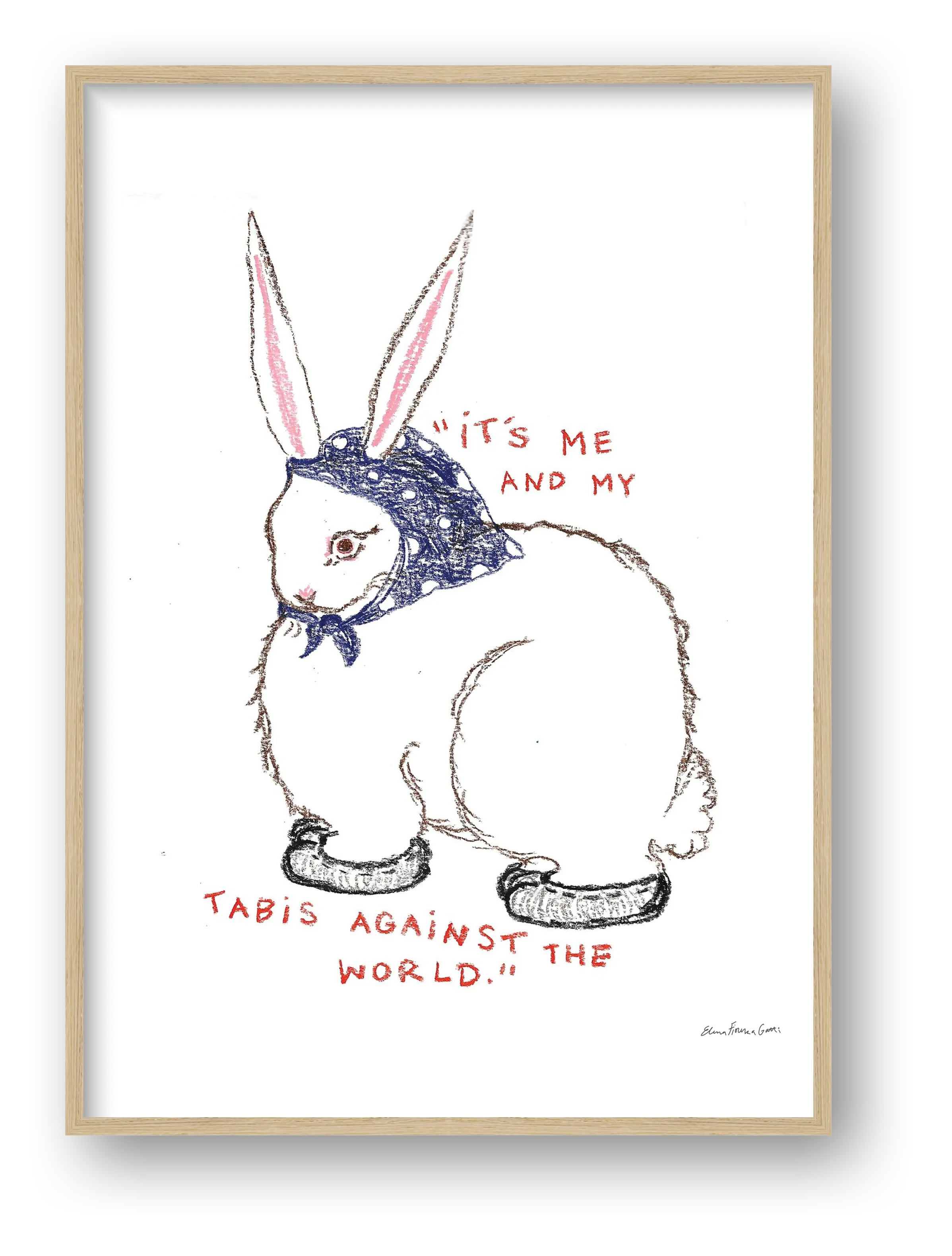 tabis bun — framed