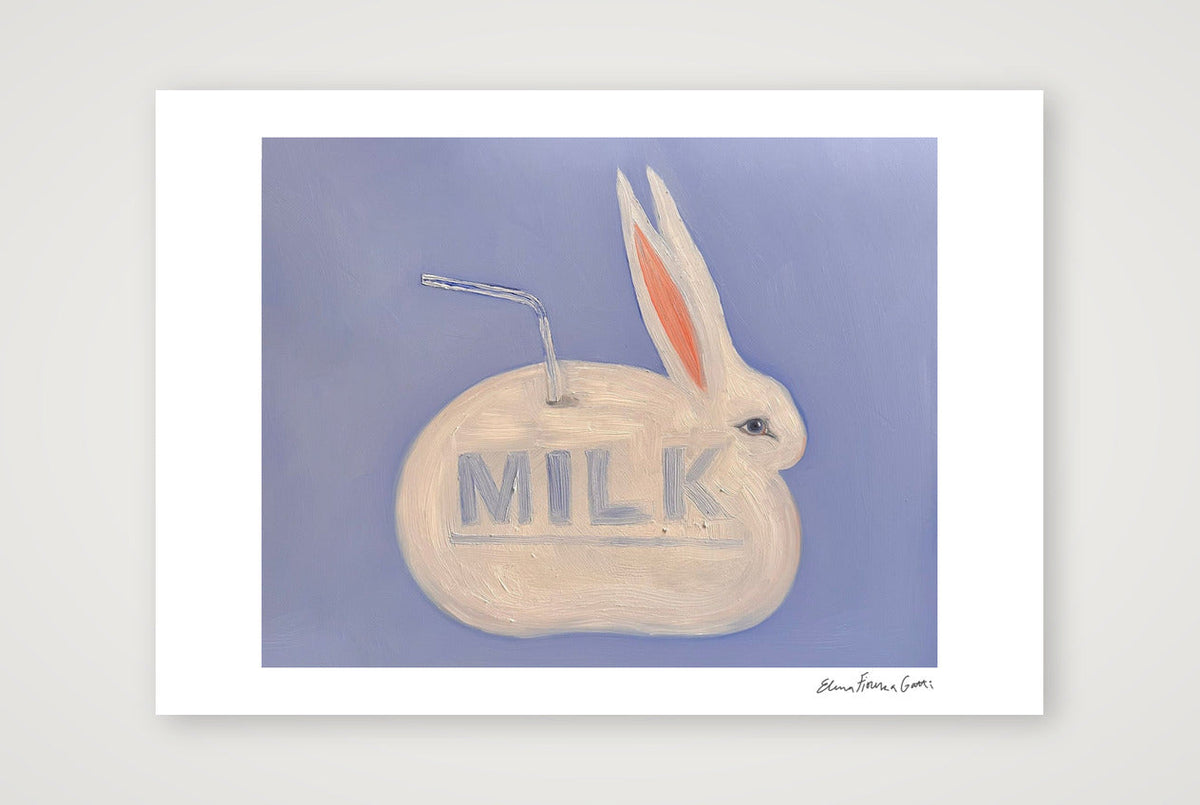 milk bun — A5 (21×15cm, 8×6") Print only