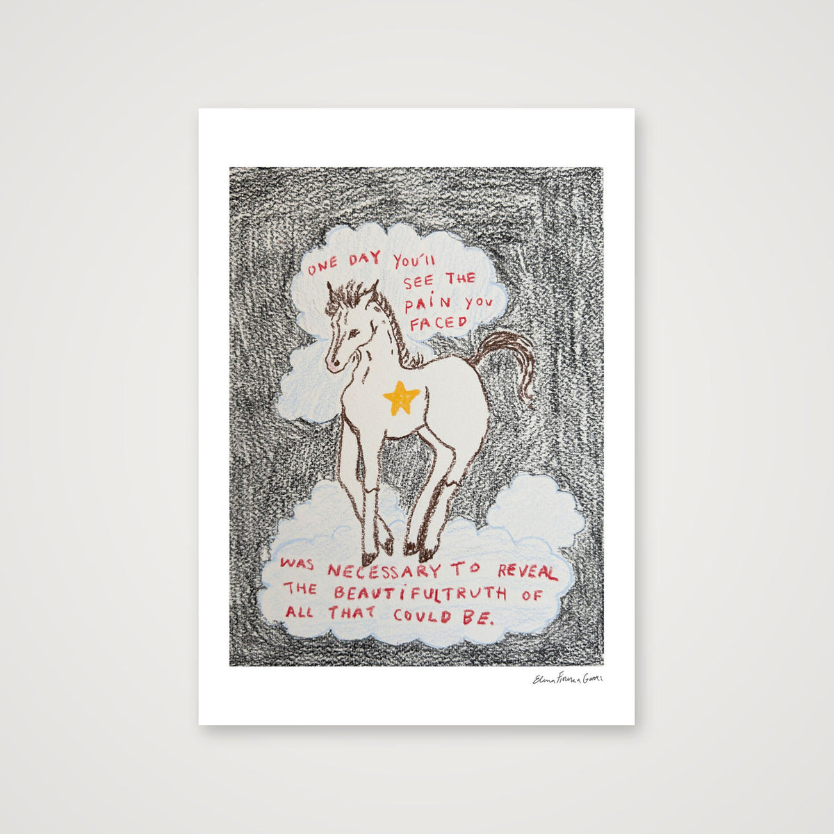 one day — A3 (30×42cm, 12×17") Print only