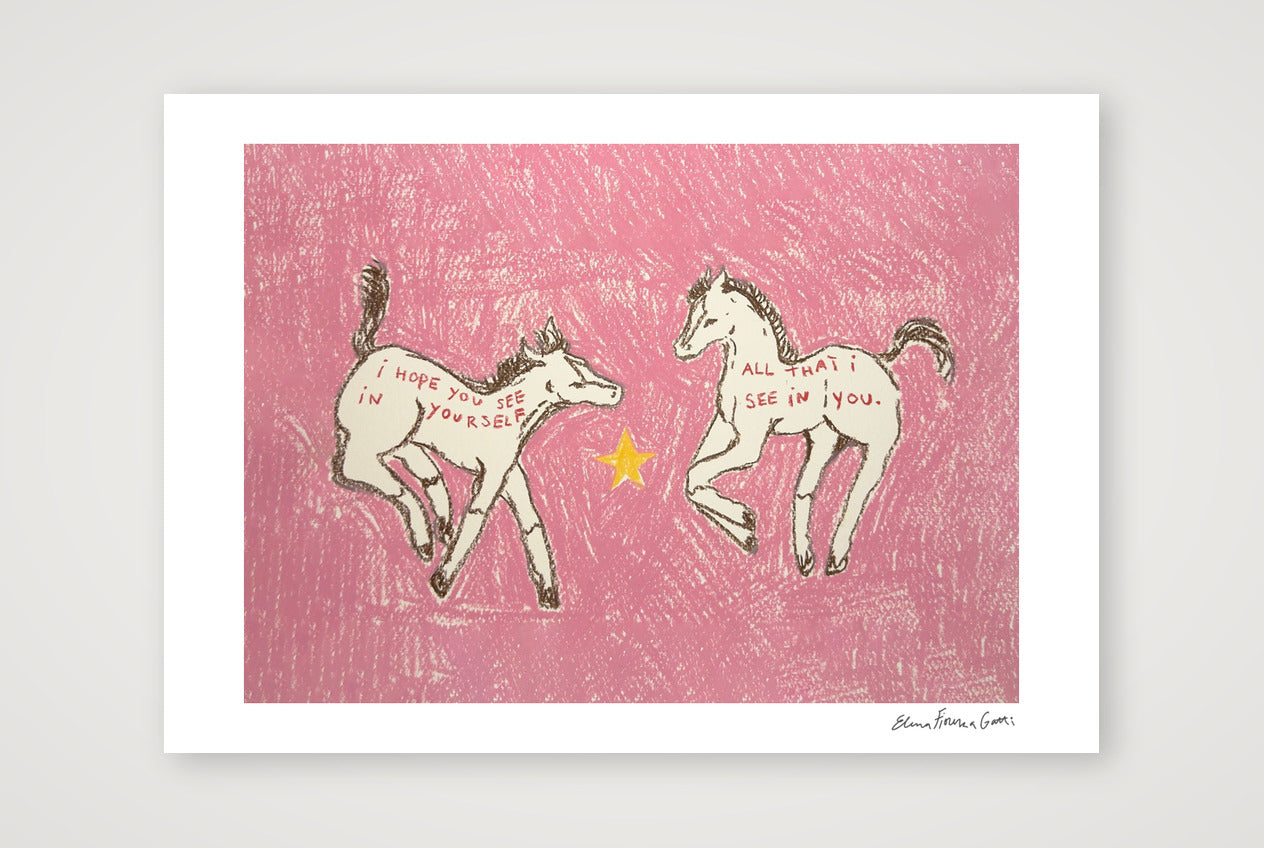 see in me see in you — A5 (21×15cm, 8×6") Print only