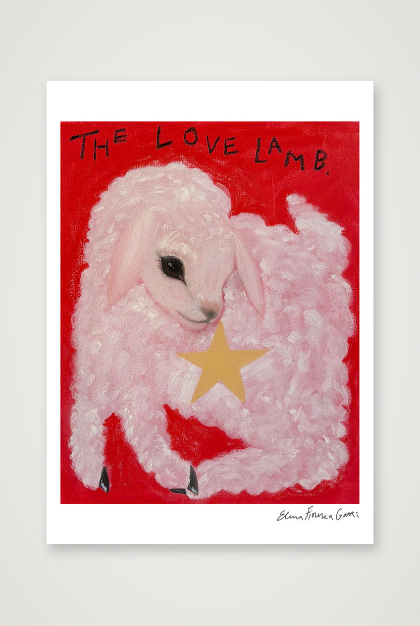 the love lamb — A1 (59×84cm, 23×33") Print only