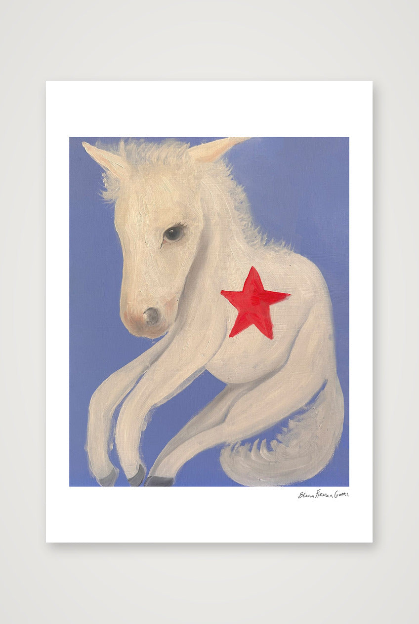 wonky horse — A2 (42×59cm, 17×23") Print only