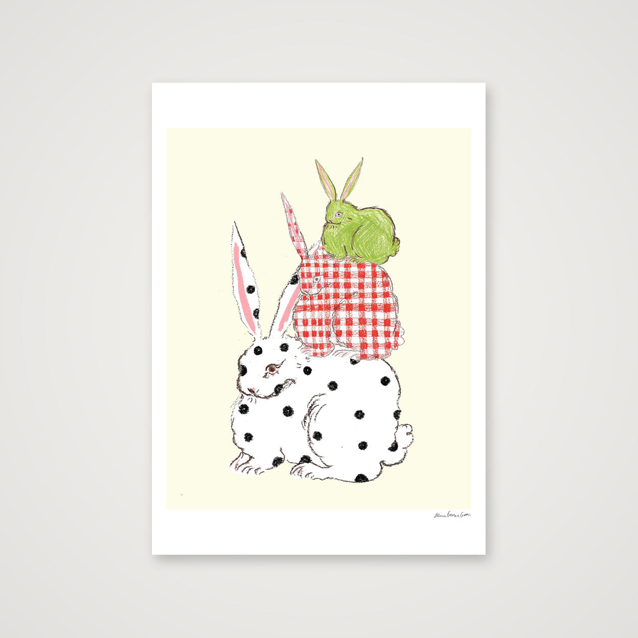 bun tower — A1 (59×84cm, 23×33") Print only