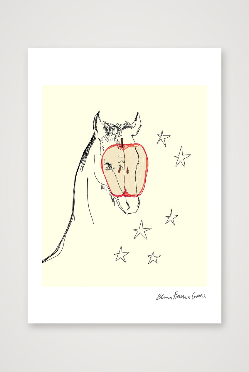 apple of my eye — A5 (15×21cm, 6×8") Print only
