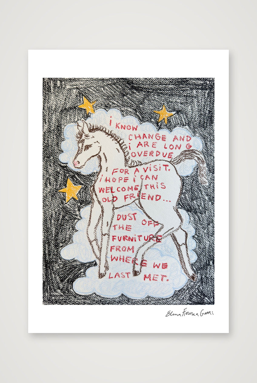 an old friend — A4 (21×30cm, 8×12") Print only