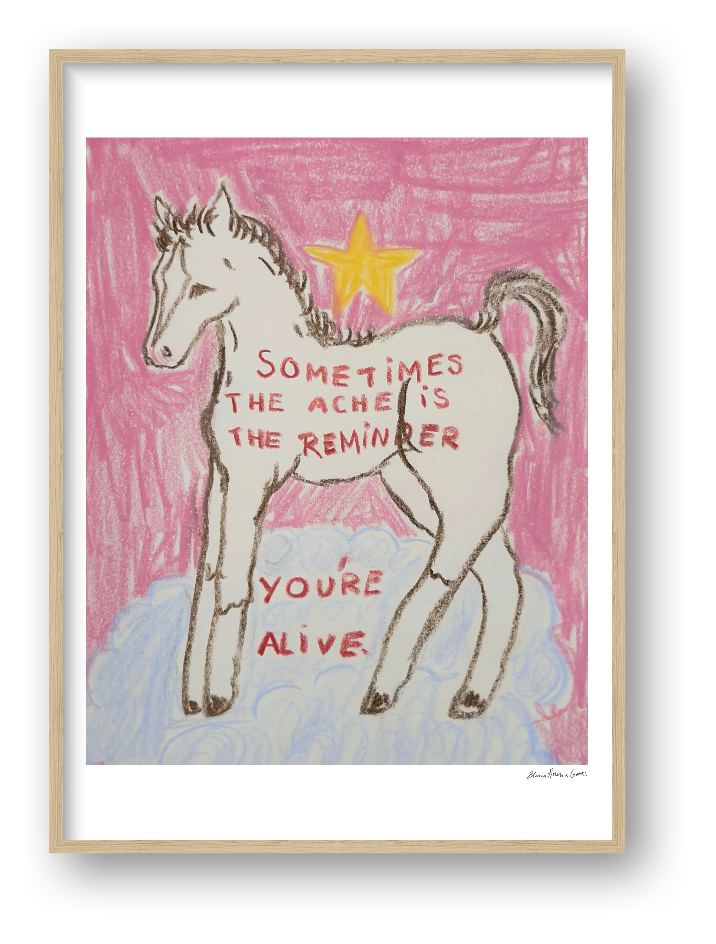 the ache — framed