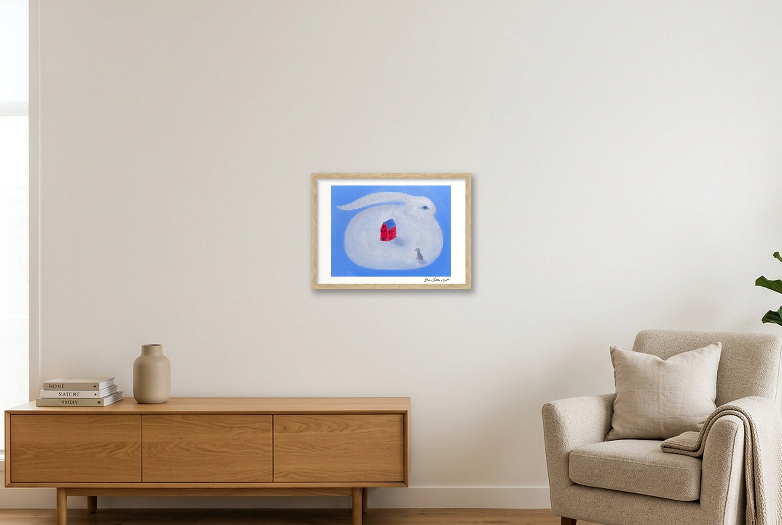 protector — A3 (42×30cm, 17×12") Oak Frame