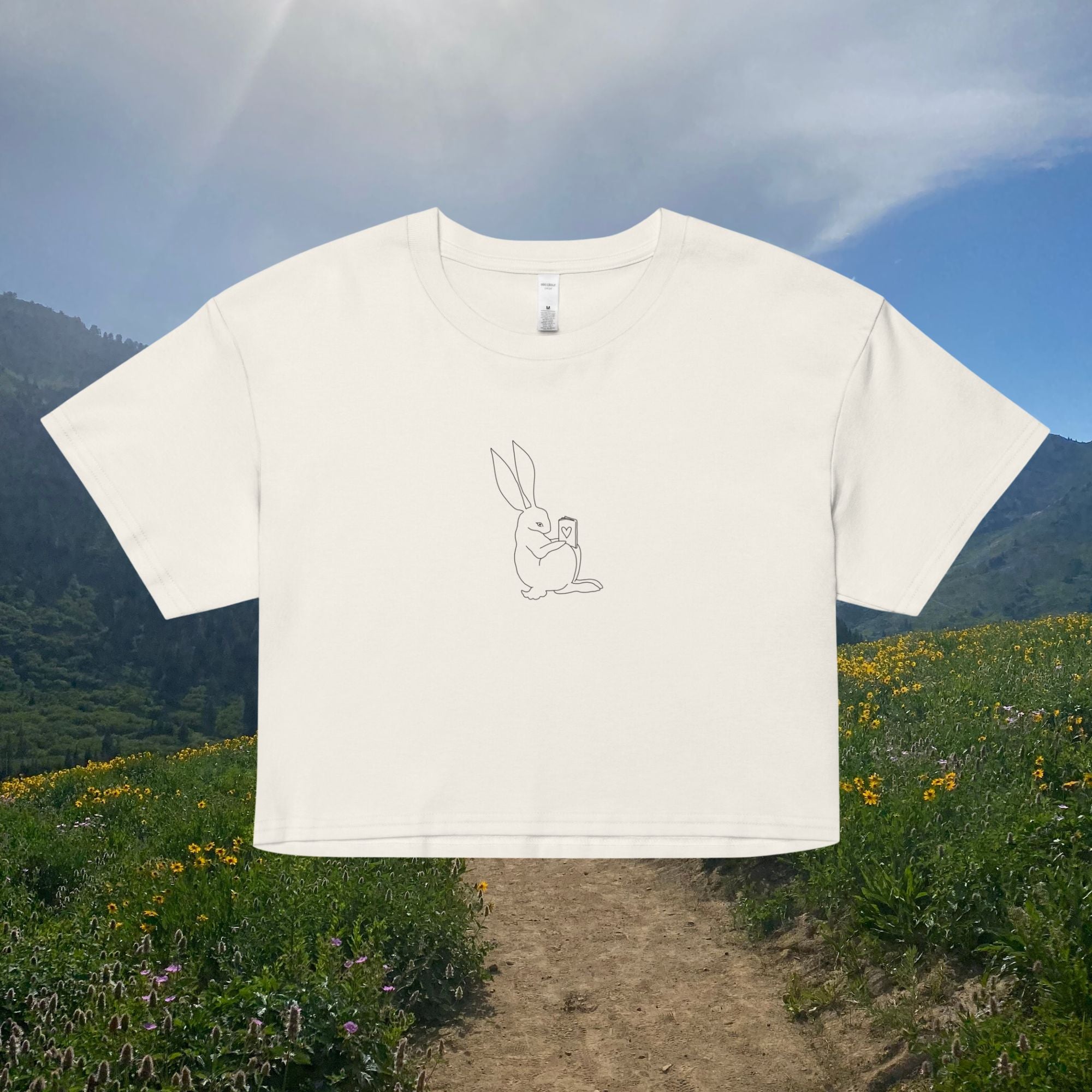 reading bun crop top